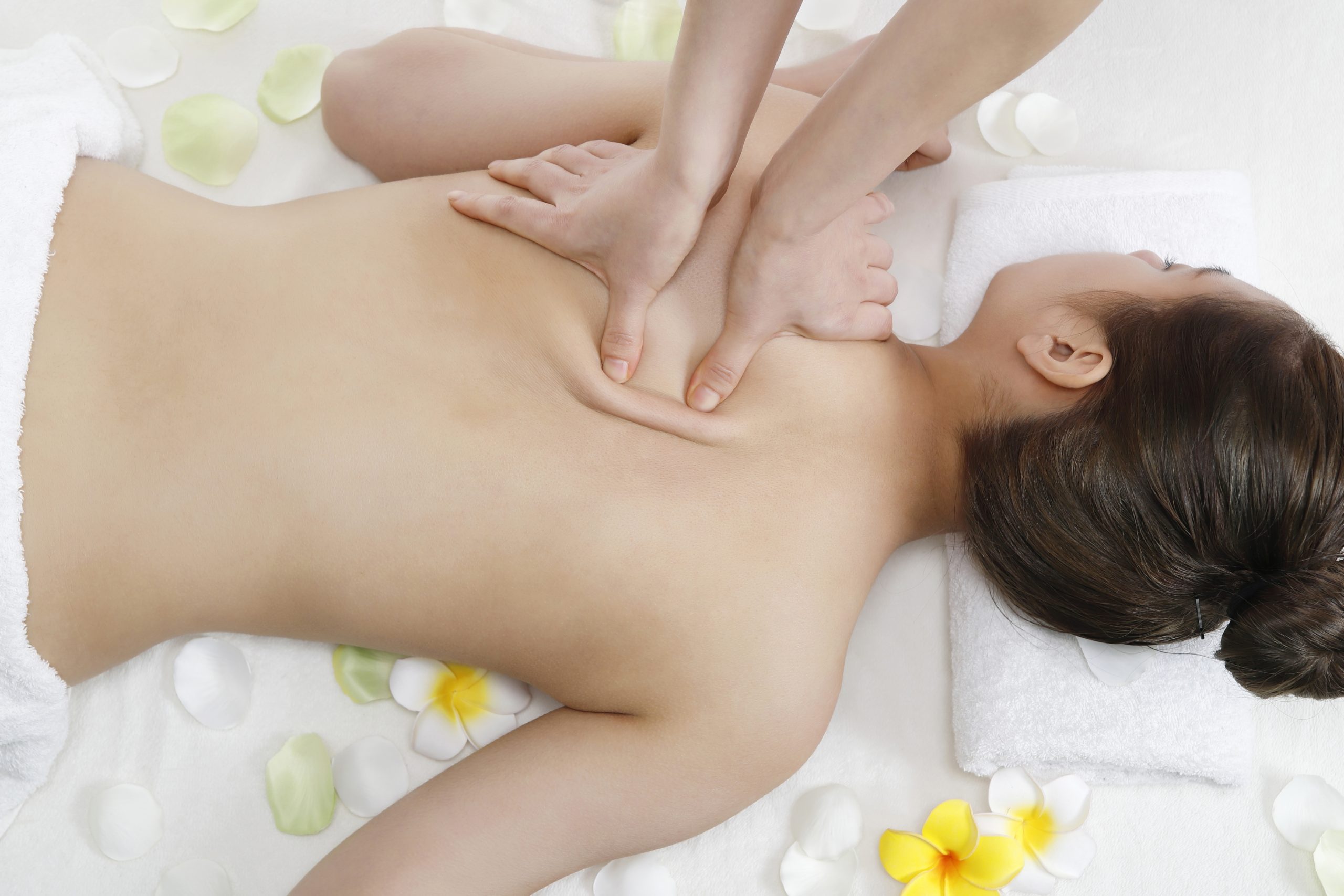 Acupuncture Services woman getting a massage